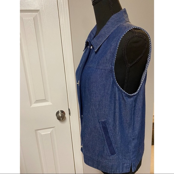 100% Cotton Denim Vest - Picture 5 of 10